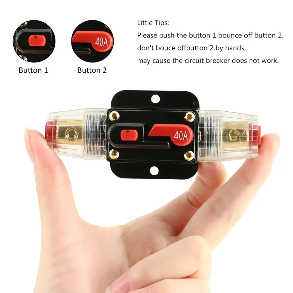 Автоматический выключатель прерыватель цепи для автомобиля грузовика 20 А 30 40 50 60