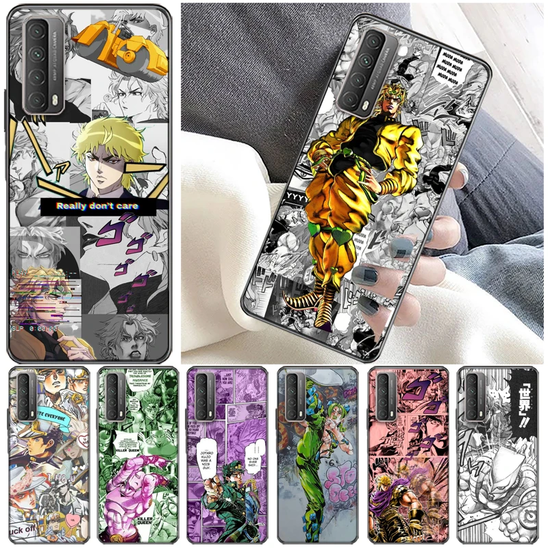 

JoJo's Bizarre Adventure JoJo Anime Phone Case For Huawei P40 P30 P Smart Z 2019 2021 P20 Lite Pro Plus Carcasa Back Cover