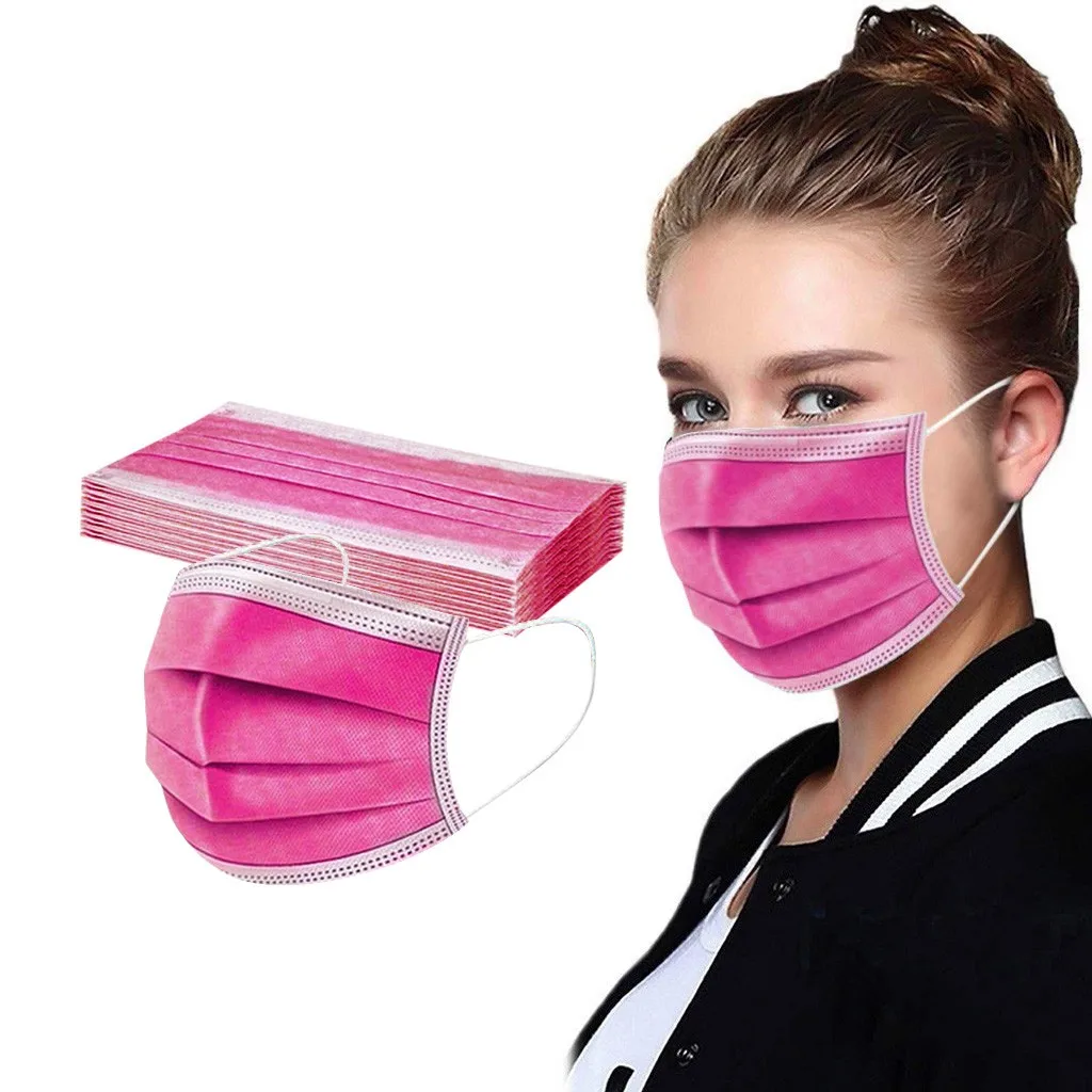 10 шт. одноразовые маски для лица из нетканого материала | Красота и здоровье