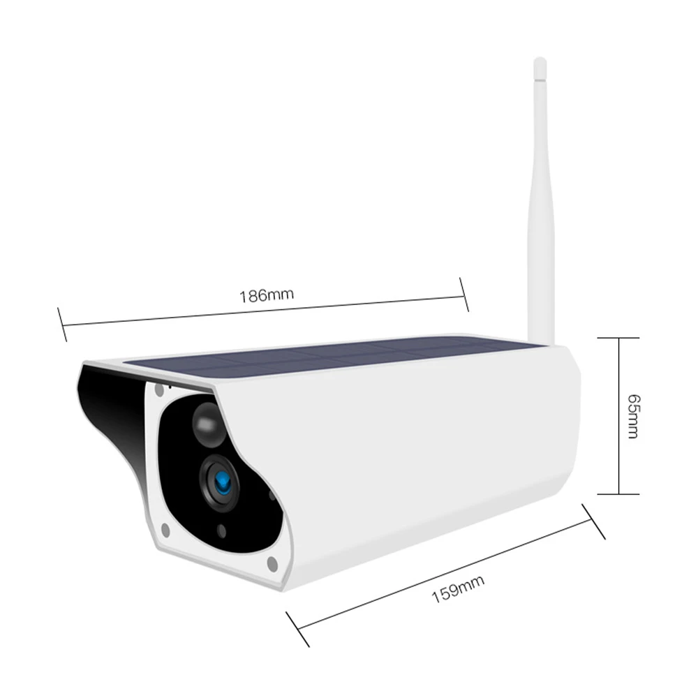 

Solar Camera WIFI 1080P HD Dual Audio Voice PIR Human Detection Alarm Cameras Monitoring Waterproof IP Camera Wifi Outdoor