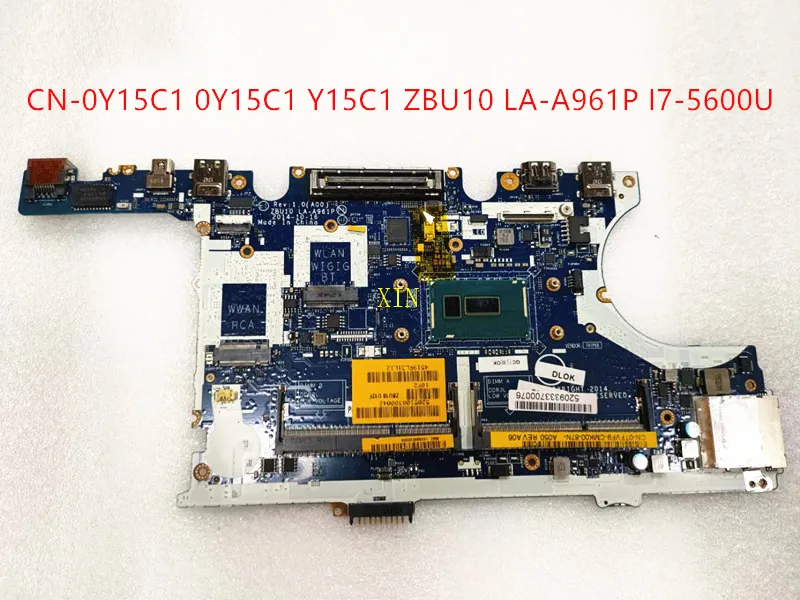 Материнская плата для ноутбука Dell Latitude E7450 модель 0Y15C1 Y15C1 ZBU10 100% рабочий - купить по