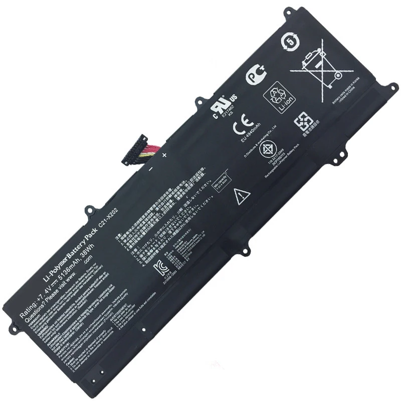 C21-X202 для ASUS VivoBook S200 S200E X201 X201E X202 X202E S200E-CT209H S200E-CT182H 7 4 В 38 Вт/ч новый аккумулятор 5136