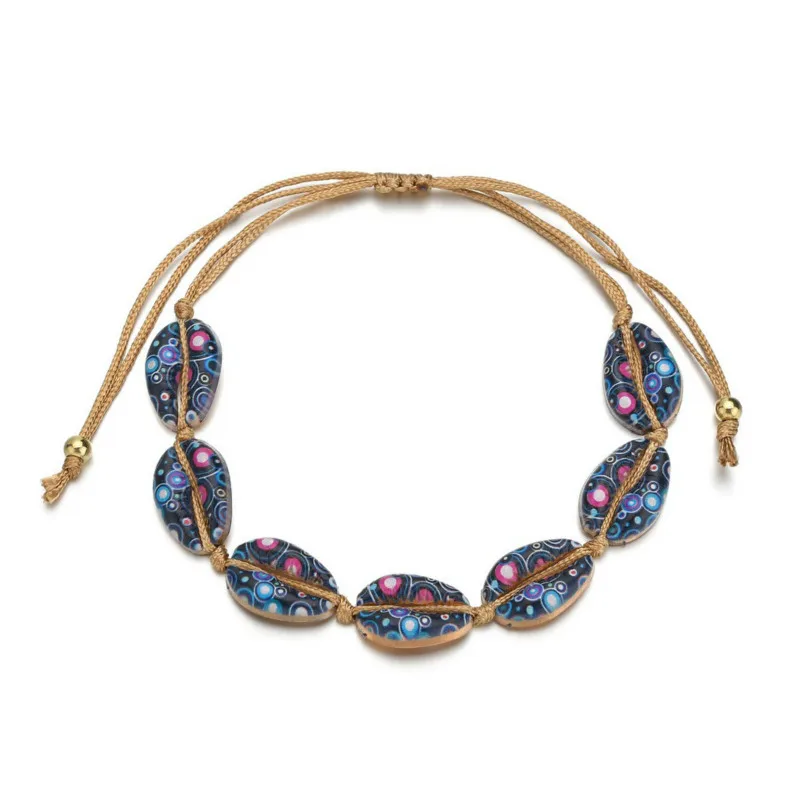 Новые богемные цветные красочные струйные браслеты для женщин панк 5 цветов