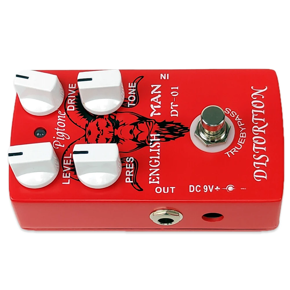 pigtone pp 24 klassische verzerrung effekt pedal für elektrische gitarre zubehör effekte pedale echte bypass free global shipping