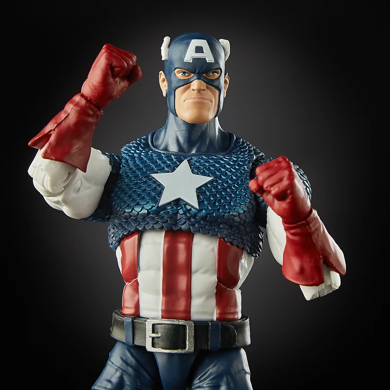 17 см Marvel Comics 80th anniversary Legends Series винтажные комиксы Капитан Америка ПВХ фигурка коллекционная игрушка