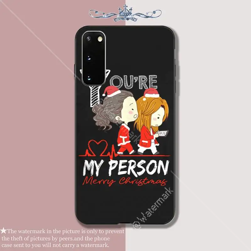 YNDFCNB You Are My Person Роскошный чехол для телефона Samsung Galaxy S 7 8 9 10 20 Plus Ultra Note8 мягкий