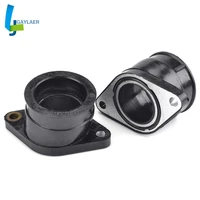 2pcs motorcycle carburetor engine rubber adapter inlet intake pipe for yamaha 5y1 13586 01 xt550 xt 550 1982 1983