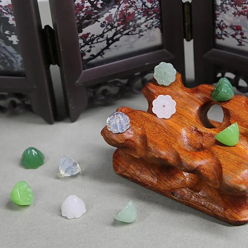 10 шт. многоцветные бусины на выбор в старинном стиле из чешского стекла для