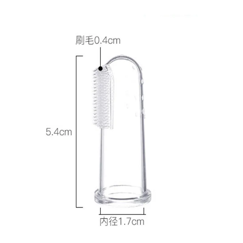 10 шт. Силиконовая зубная щетка Детская для чистки зубов Мягкая младенцев