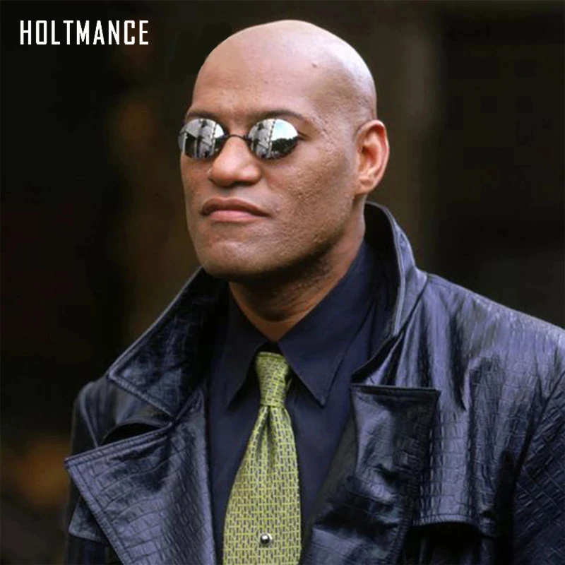 

Fashion Clip On Nose Sunglasses Men Vintage Mini Round Sun Glasses Hacker Empire Matrix Rimless Sunglasses UV400