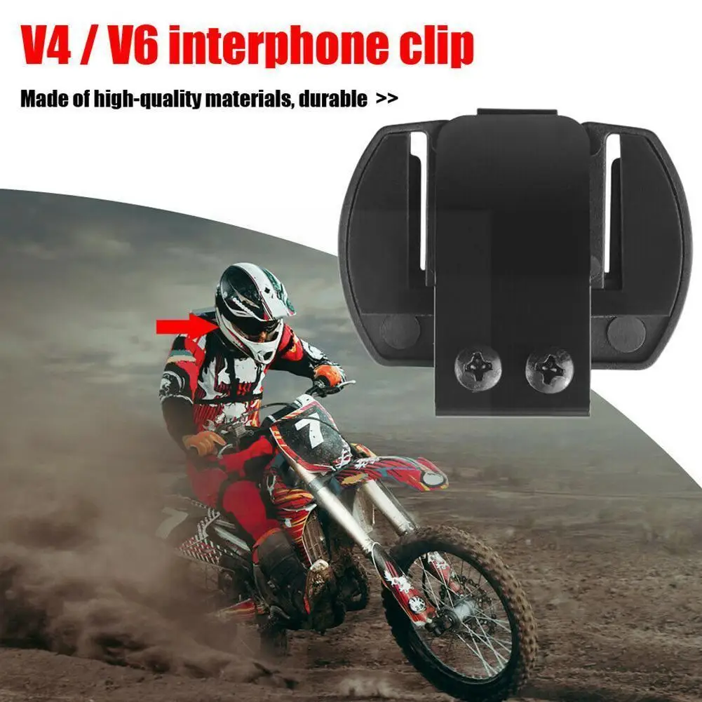 

Helmet Headset Earphone Clip Motorcycle Bluetooth-compatible Intercom Clip Bracket Accessories For V4 V6 Mounting Bracket G2E5