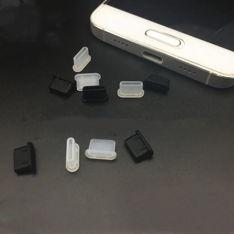 5 шт./лот Пылезащитная крышка разъем для зарядного устройства USB Type C порт заглушка