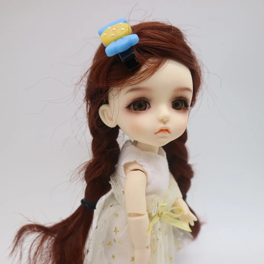 15 см BJD 1/8 кукла суставная Смола включает глаза одежда парики