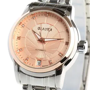 BIAOKA новые модные брендовые золотые часы, стильные стальные женские часы, классические механические часы, водонепроницаемые часы со скелетом