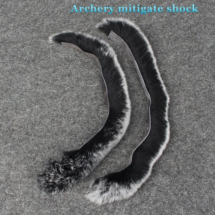 Амортизатор для стрельбы из кроличьей шерсти 2 шт./компл. серый 1x20 см стабилизатор