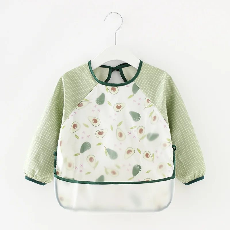 Детские фартуки нагрудники Водонепроницаемый с длинным рукавом для мальчиков