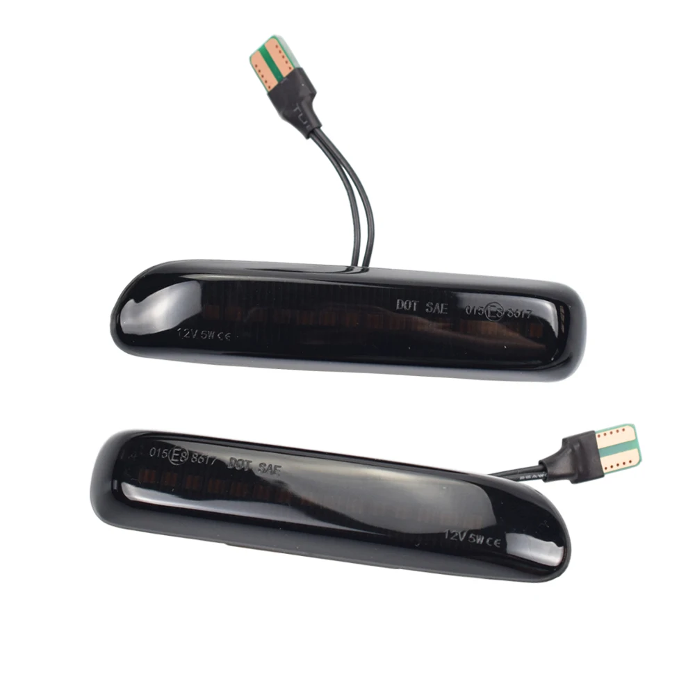 Пара динамических светодиодных боковых габаритных огней поворотный индикатор