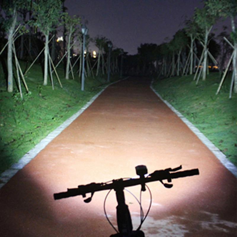 

4* T6 LED Bike Front Light USB Rechargeable MTB Road Bicycle Flashlight 1800LM Headlight as Power Bank Cycling Accessories