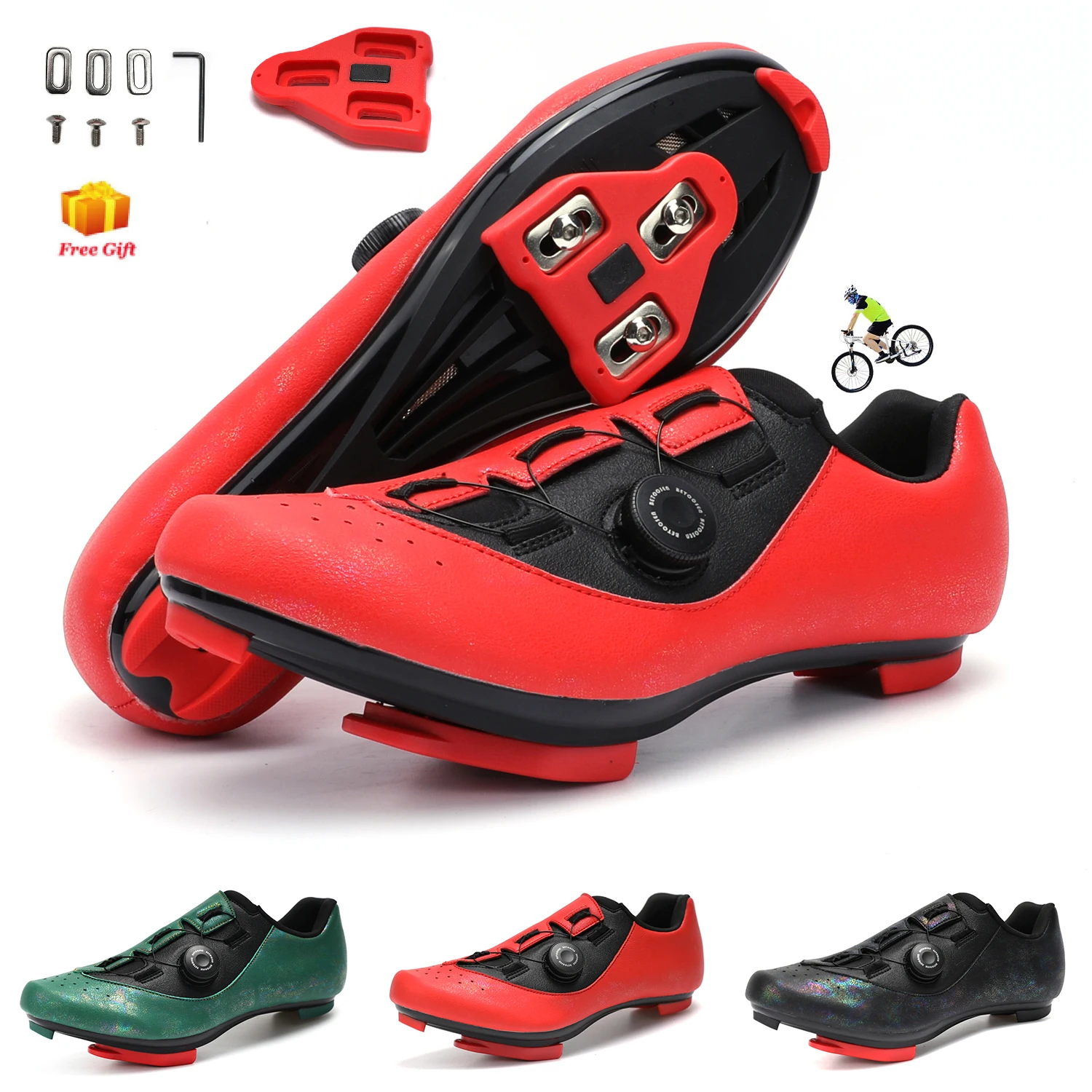 

Мужские кроссовки для горного велосипеда, профессиональная обувь на плоской подошве, велосипедные клипсы