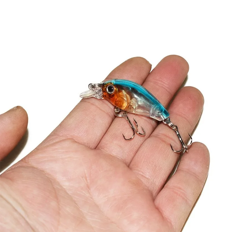 

1Pcs 3.5g 4cm 3D Eye Wobbler Fishing lure Japan Artificial Bass Hard Bait crank Minnow Swim Crazy Wobble pesca Tackle