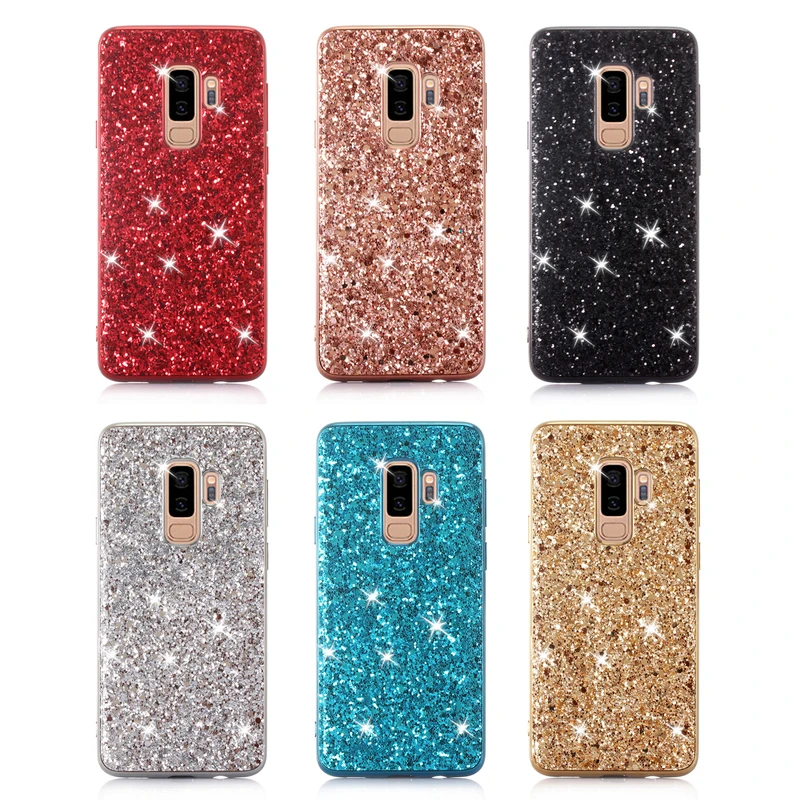 

For Samsung Galaxy A6 A7 A8 PLus A9 2018 Pro 2019 A2 Core A6S A8S M51 M31S M60S M80S M20 M10 Diamond Glitter Soft TPU Case