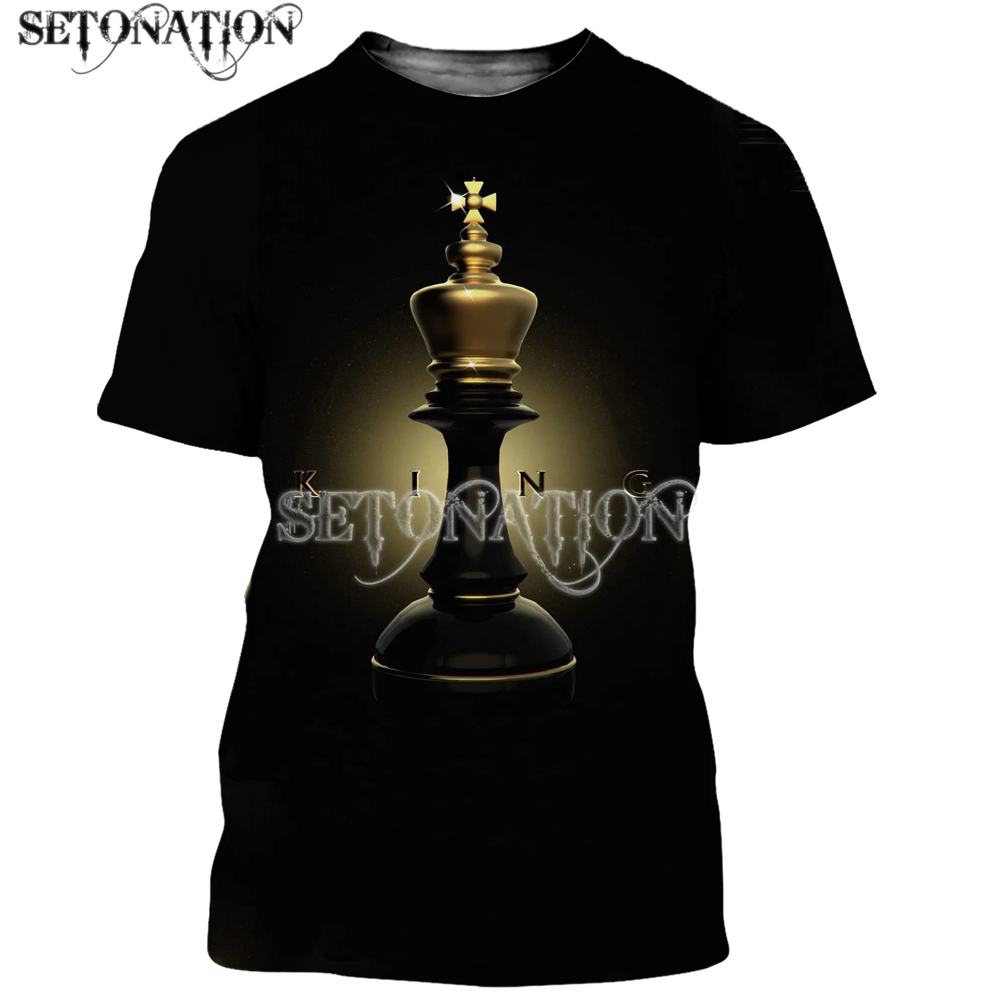 Шахматные игры и костюмы для мужчин женщин новые модные крутые футболки с 3D