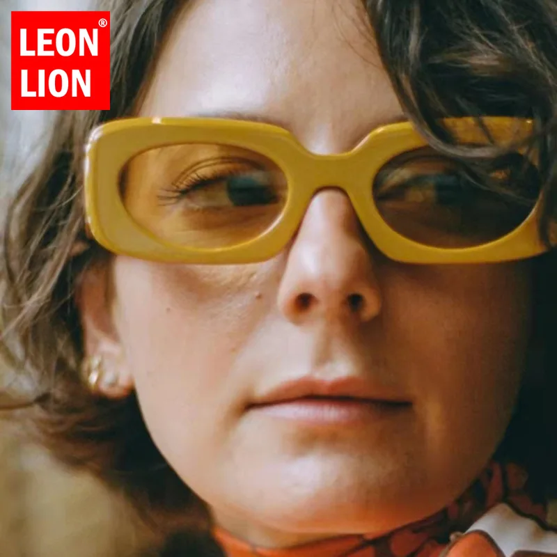 

LeonLion 2021 Retro Square Sunglasses Women Luxury Brand Eyewear for Women/Men Brand Designer Glasses Women Vintage Gafas De Sol