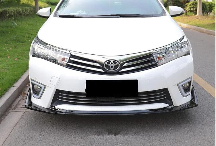 Для Toyota Corolla Body kit спойлер 2014 2016 для ABS задний передний бампер диффузор защитные