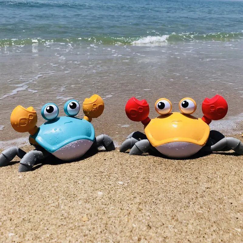 

Hot Sale Big Crab Bath Toys Clockwork Baby Playing In Water Beach Toys Baby Bathtub Summer Children's Toys Gifts