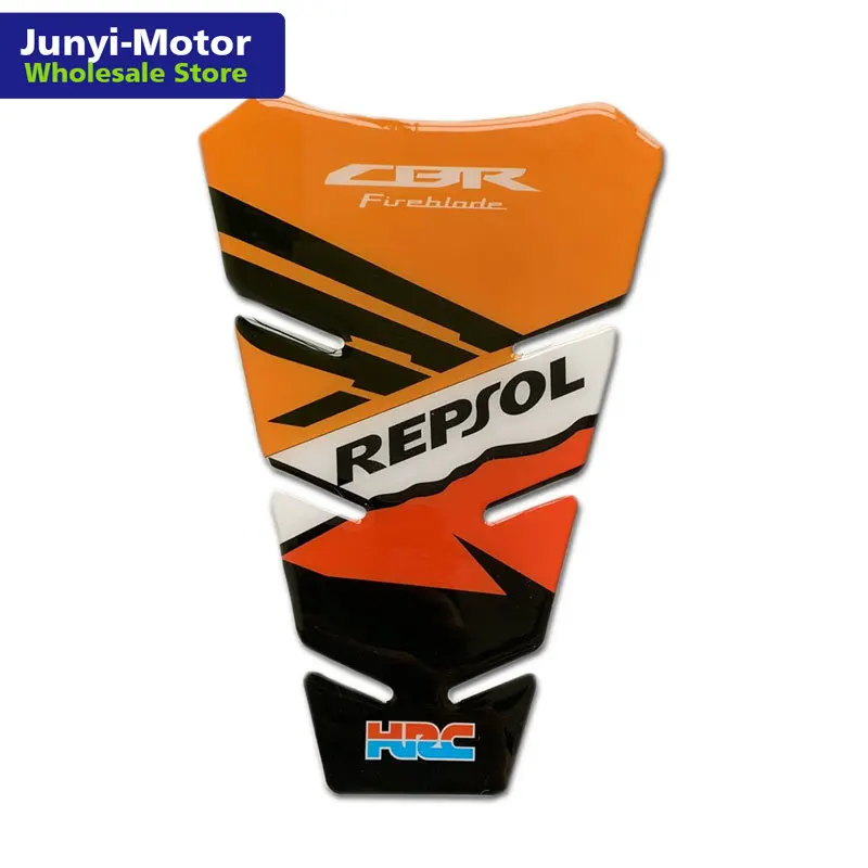 Мотоцикл хромированная наклейка топливный бак крышка Накладка для CBR HRC Honda CBR600RR