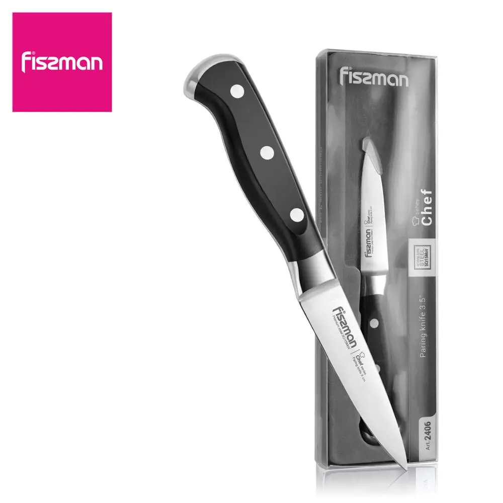 FISSMAN шеф повара серия 3 5 дюймовый нож для чистки овощей поваров немецкие стальные