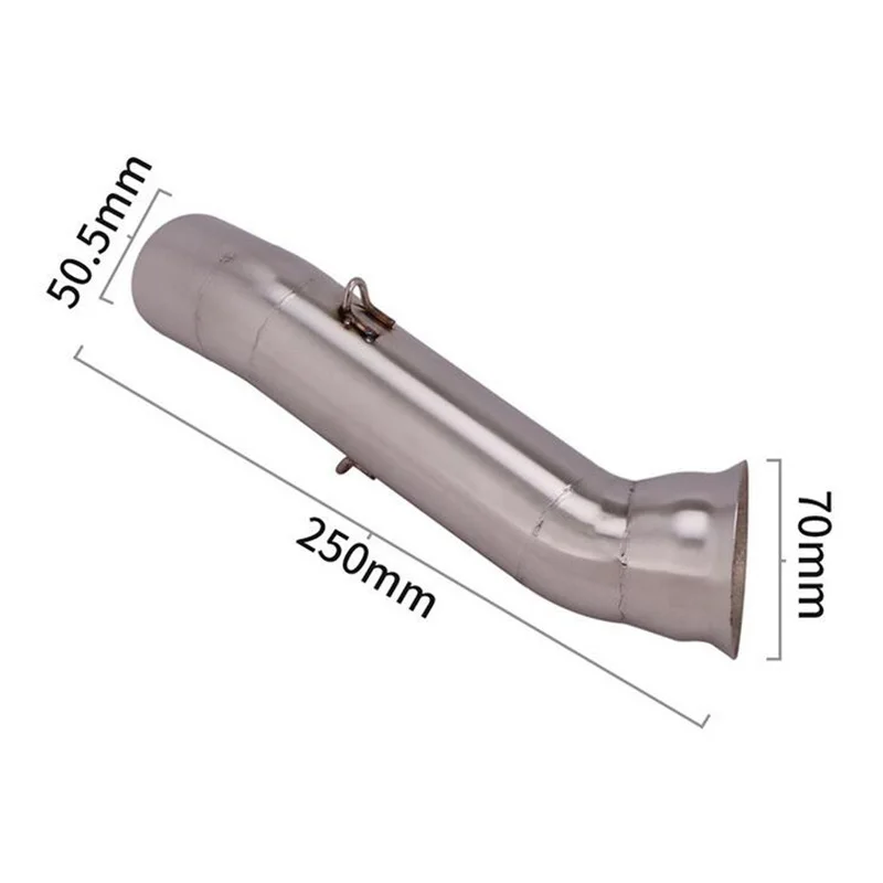 

Slip On For Hypermotard 821 2013 - 2018 Hyperstrada Motorcycle Exhaust Escape Modified Connection Middle Link Pipe Mid Tube