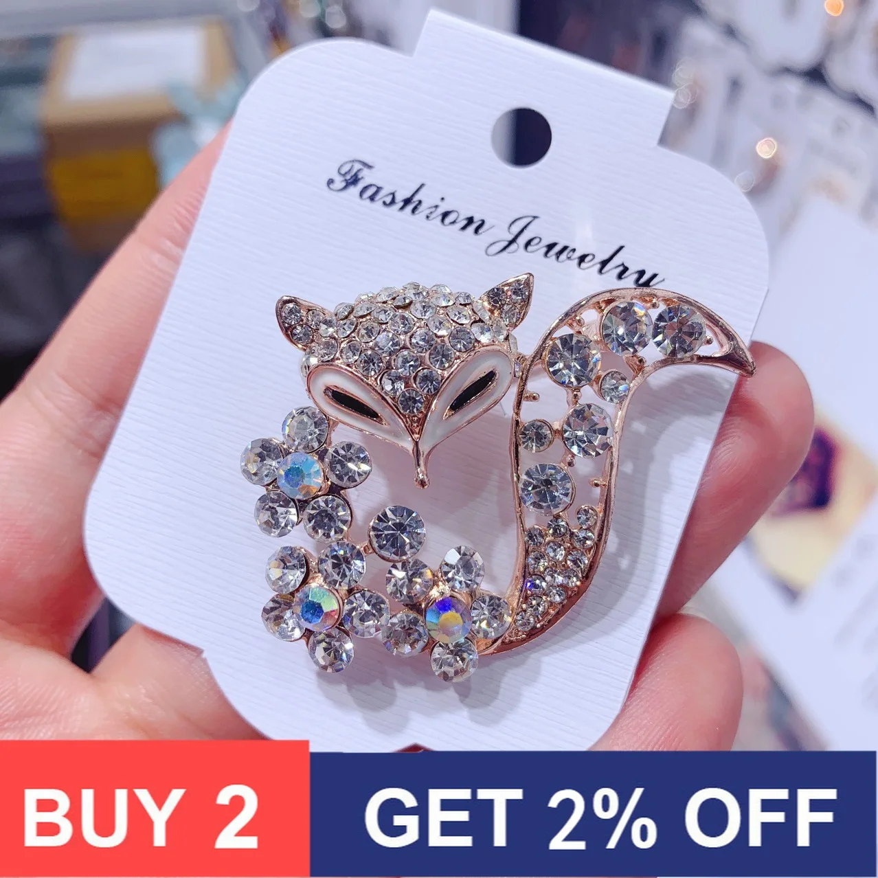 

Ladies Brooch Women's Simple Fashion Fox Corsage Sweater Coat Accessories Brooch For Women Animal Party Wedding Brooches Pins