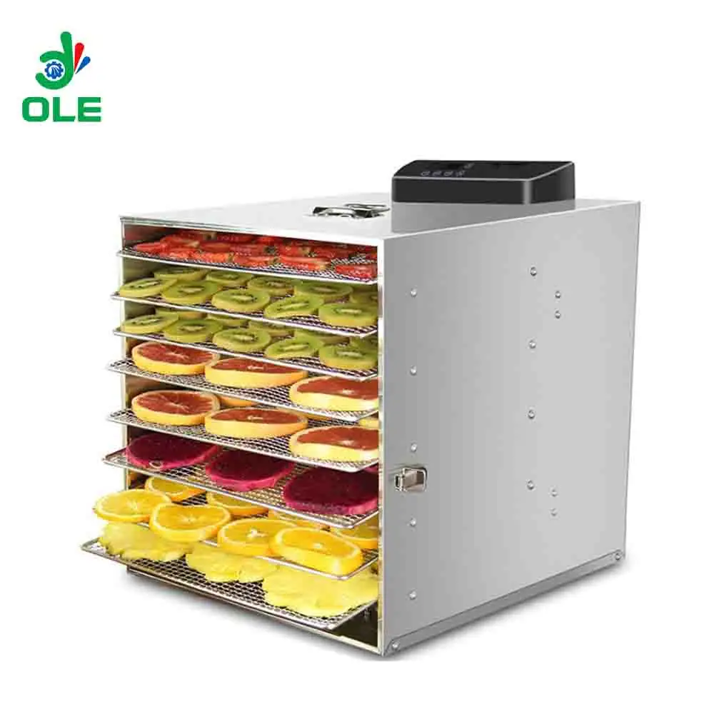 

8 Trays Small Home Fruit Dehydrator Machine Commercial Table Dry Fruit Machine