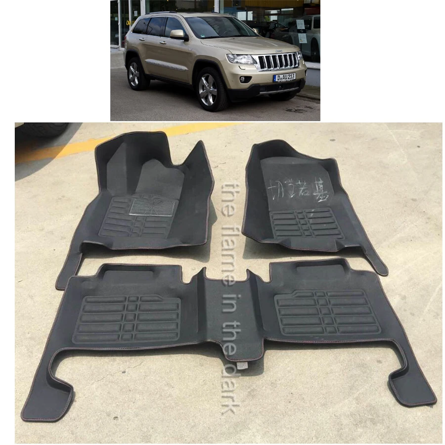 Lsrtw2017 кожаные автомобильные коврики для jeep grand cherokee wk2 2011 2012 2013 аксессуары Чехлы