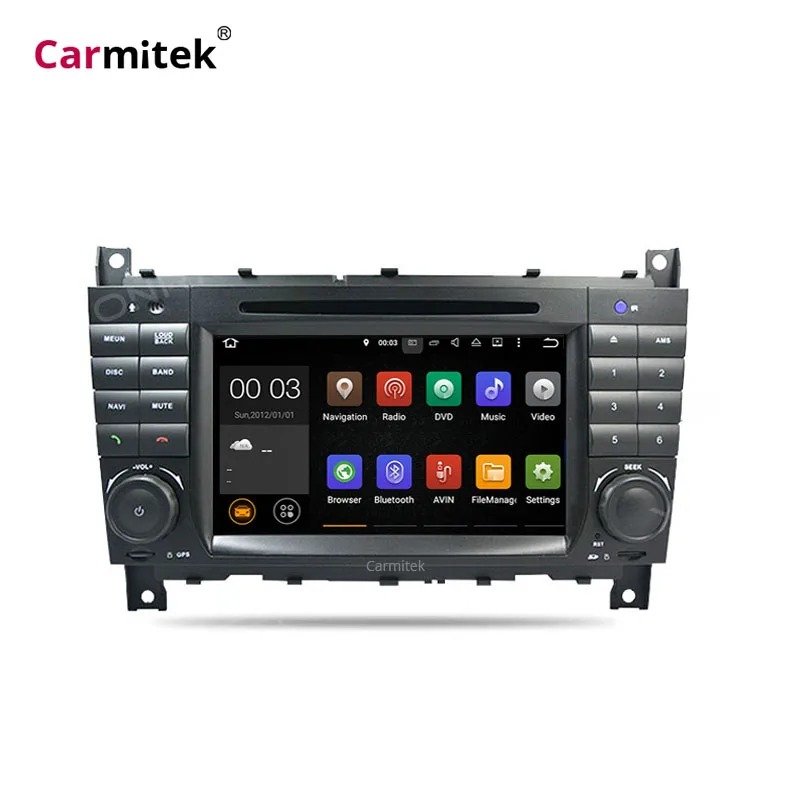 Android 10 0 2 DIN автомобильный DVD GPS для Mercedes/Benz W203 W209 W219 W169 A160 C180 C200 C230 C240 CLK200 CLK22 Радио