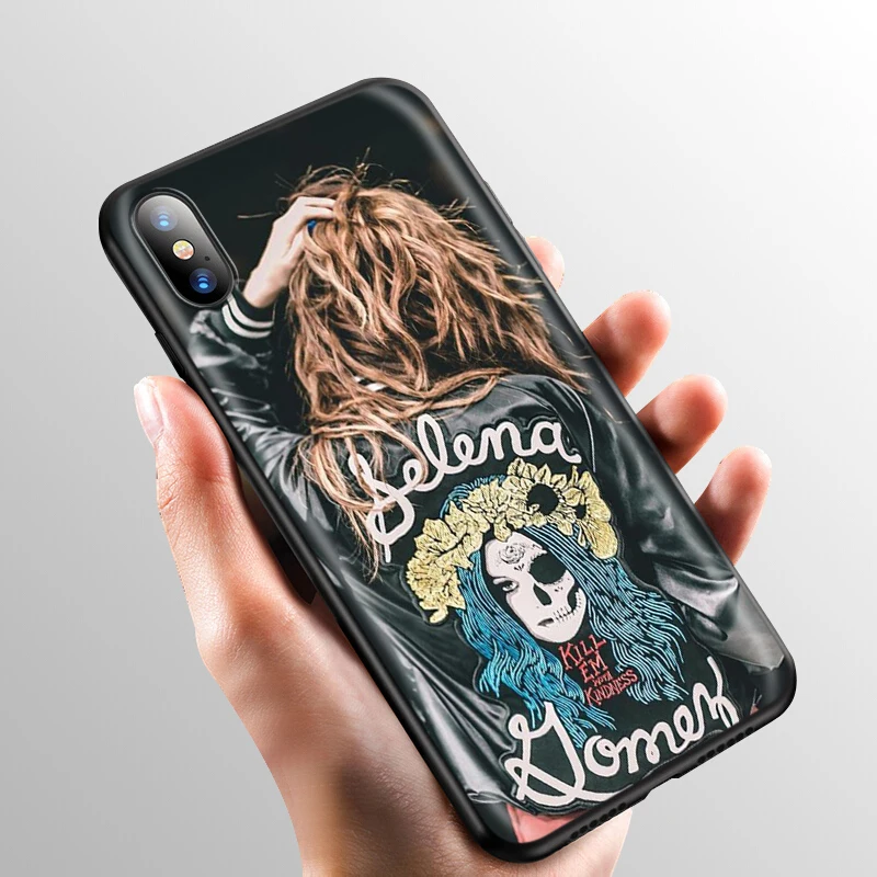 Силиконовый мягкий чехол YIMAOC Селена Гомез для iPhone 12 Mini 11 Pro XS Max XR X 8 7 6 6S Plus 5 |