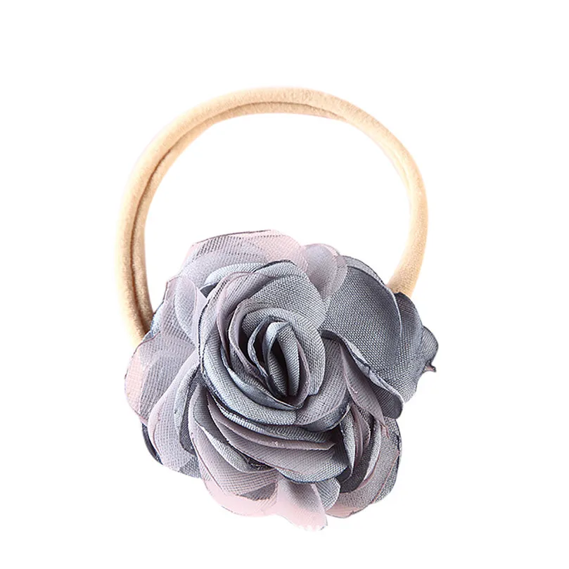

Mini Flower Headband Elastic Turban Wraps Baby Nylon Hairband Sweet Baby Girls Hair Band Haarband baby 30N08