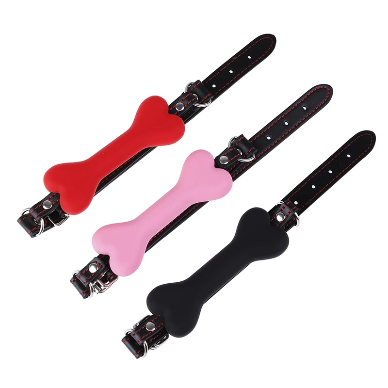 Из искусственной кожи кляп для рта БДСМ связывание ограничения Alave Секс игрушки