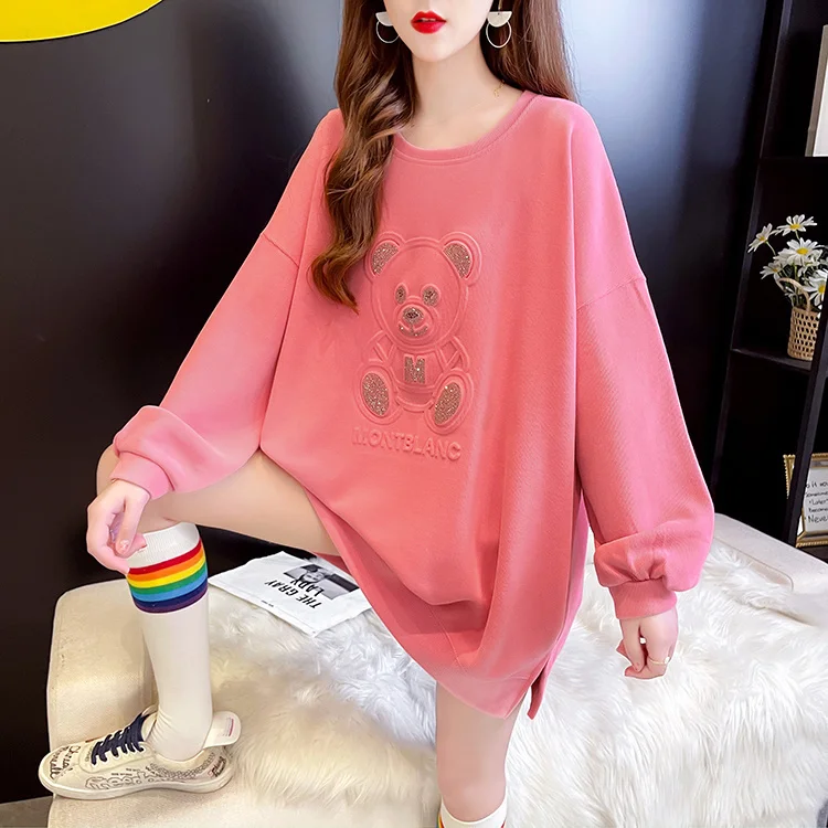 

Осенняя одежда новая женская одежда в Корейском стиле свободный супер популярный ленивый тренд Ins