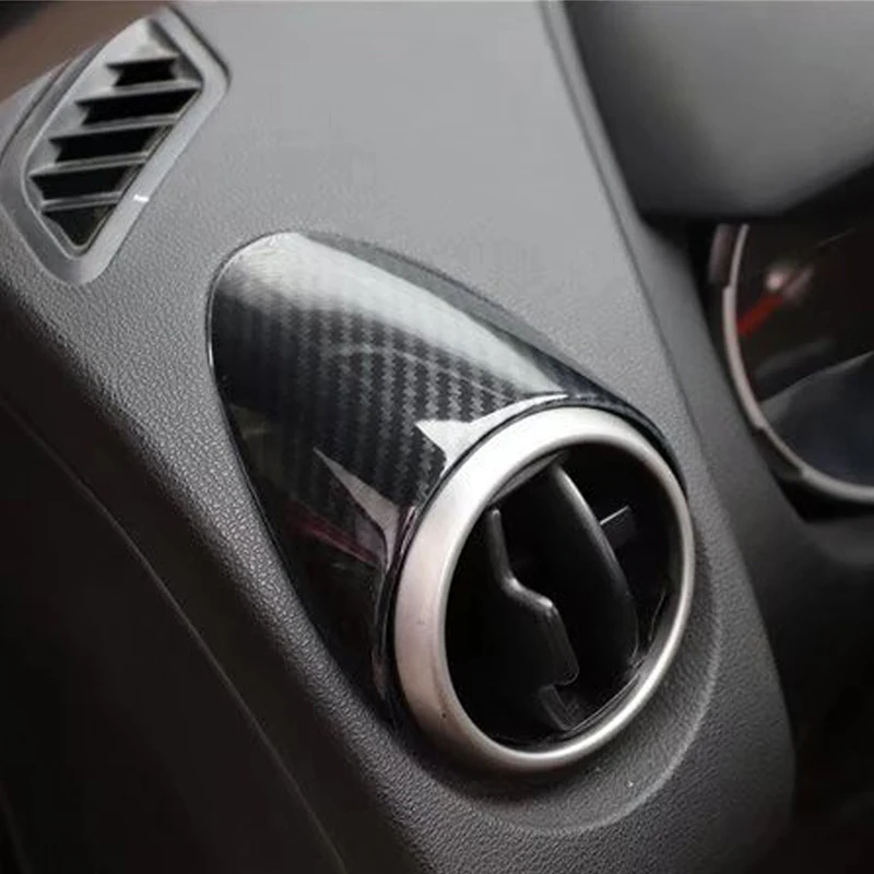 For Nissan Qashqai Dualis J10 2006-2013 Carbon Style Side A/C Air Outlet Vent Decoration Cover Trim Car Styling | Автомобили и