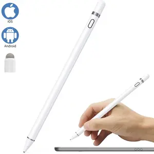 active stylus pen compatible for iosandroid touch screens pencil for ipad with dual touch functionrechargeable stylus for pad free global shipping