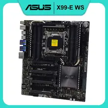 ASUS X99-E WS LGA 2011-V3 Intel X99 DDR4 128G PCI-E X16 Overlocking Kit Xeon Core i7-6950X Cpus USB3.0 E-ATX Gaming Motherboard