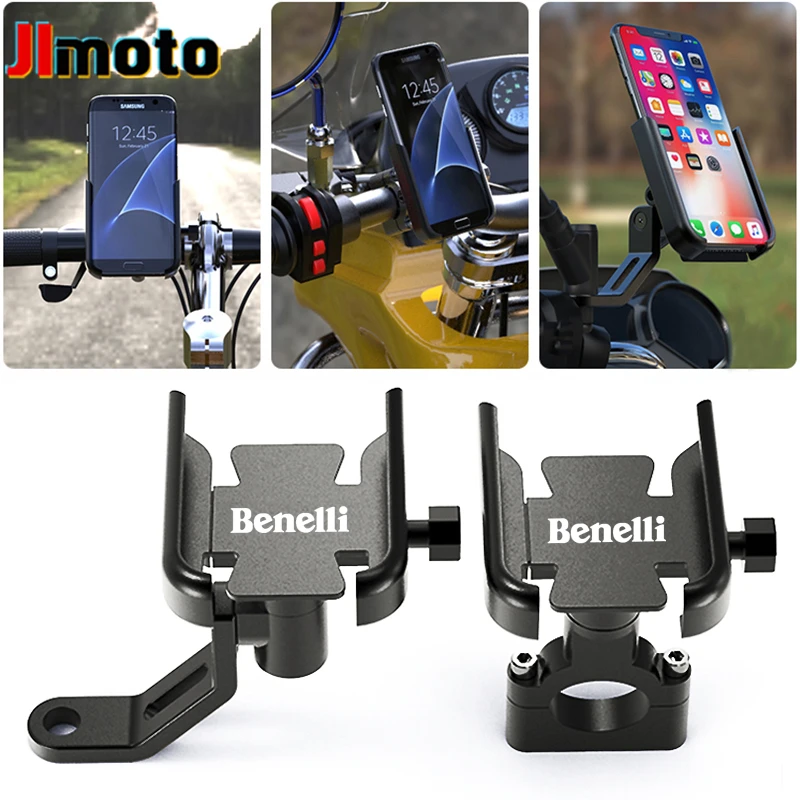 

For Benelli Universal 502c TRK 502 502X TNT 125 300 Leoncino 500 New Motorcycle Handlebar Mobile Phone Holder GPS Stand Bracket