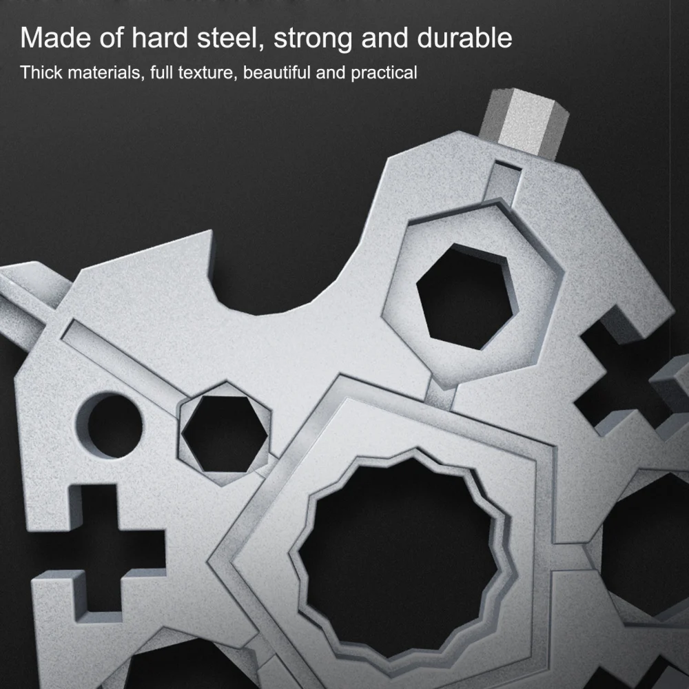 Портативный 23 в 1 Мини Снежинка Мульти Карманный инструмент гаечный ключ