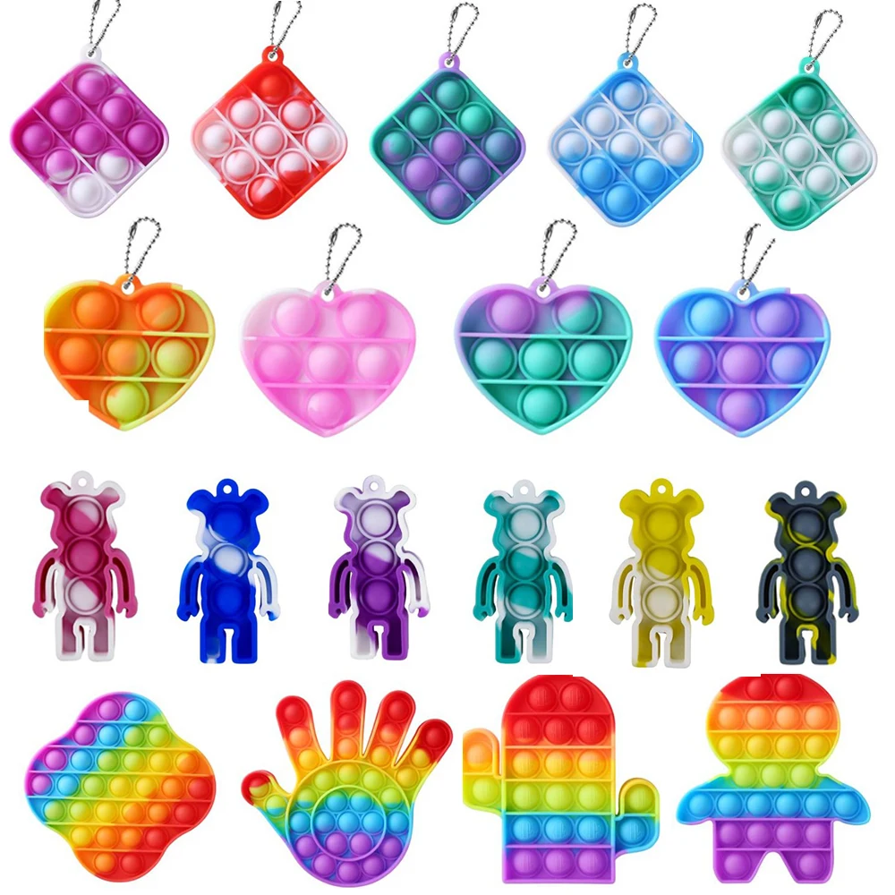 1 шт. пуш ап пузырь сенсорная Непоседа игрушка для аутистов мягкие игрушки снятия