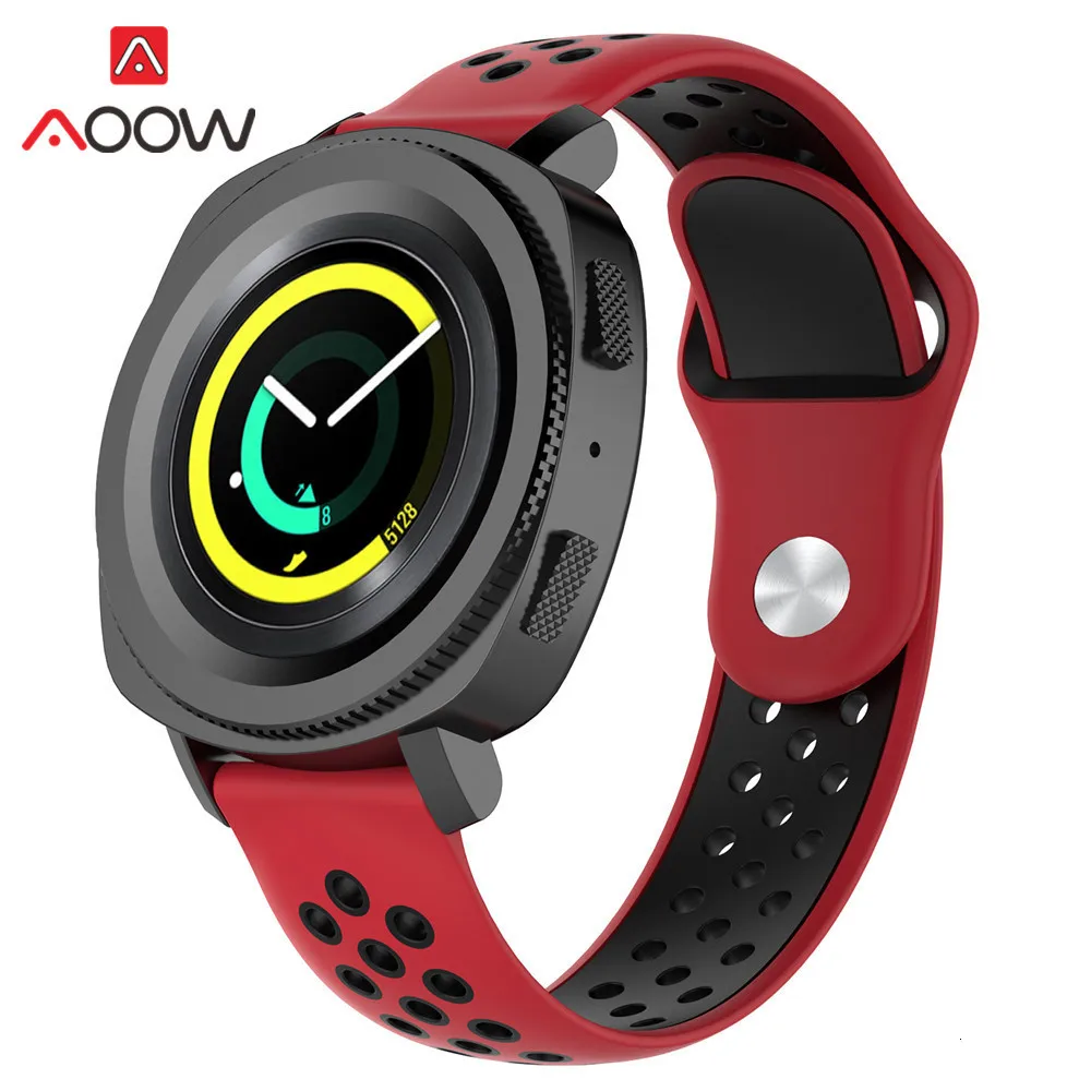 20 мм силиконовый ремешок для часов samsung Galaxy Watch Active 42 мм gear S2 классический Huami Amazfit BIP huawei watch 2 спортивный ремешок