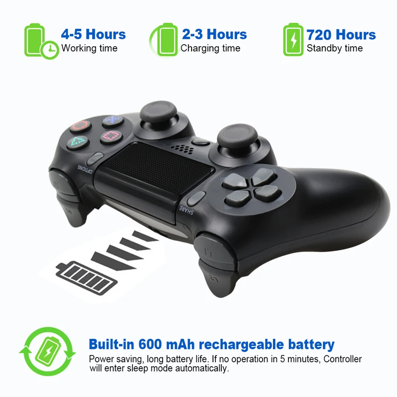 Bluetooth беспроводной/проводной джойстик для PS4 контроллер подходит для mando ps4 консоль для Playstation Dualshock 4 геймпад для PS3