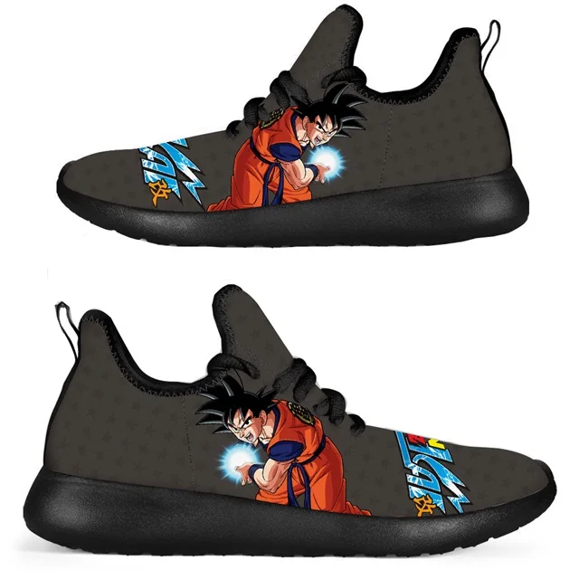 HMB6015Z60 INSTANTARTS Dragon Ball Z суперклассные мужские сетчатые кроссовки Saiyan Son Goku Dragon Ball, Летние повседневные кроссовки на шнуровке для мальчиков - Цвет: HMB6015Z60