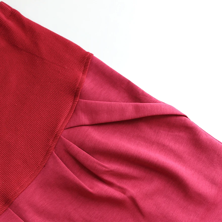 2020 новый дизайн хорошее качество вино Хлопок Брюки Капри для будущих мам